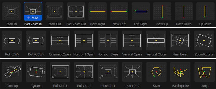 Use Presets to Create Camera Movement